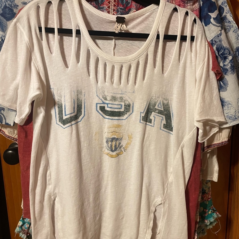 We The Free Cream Top
